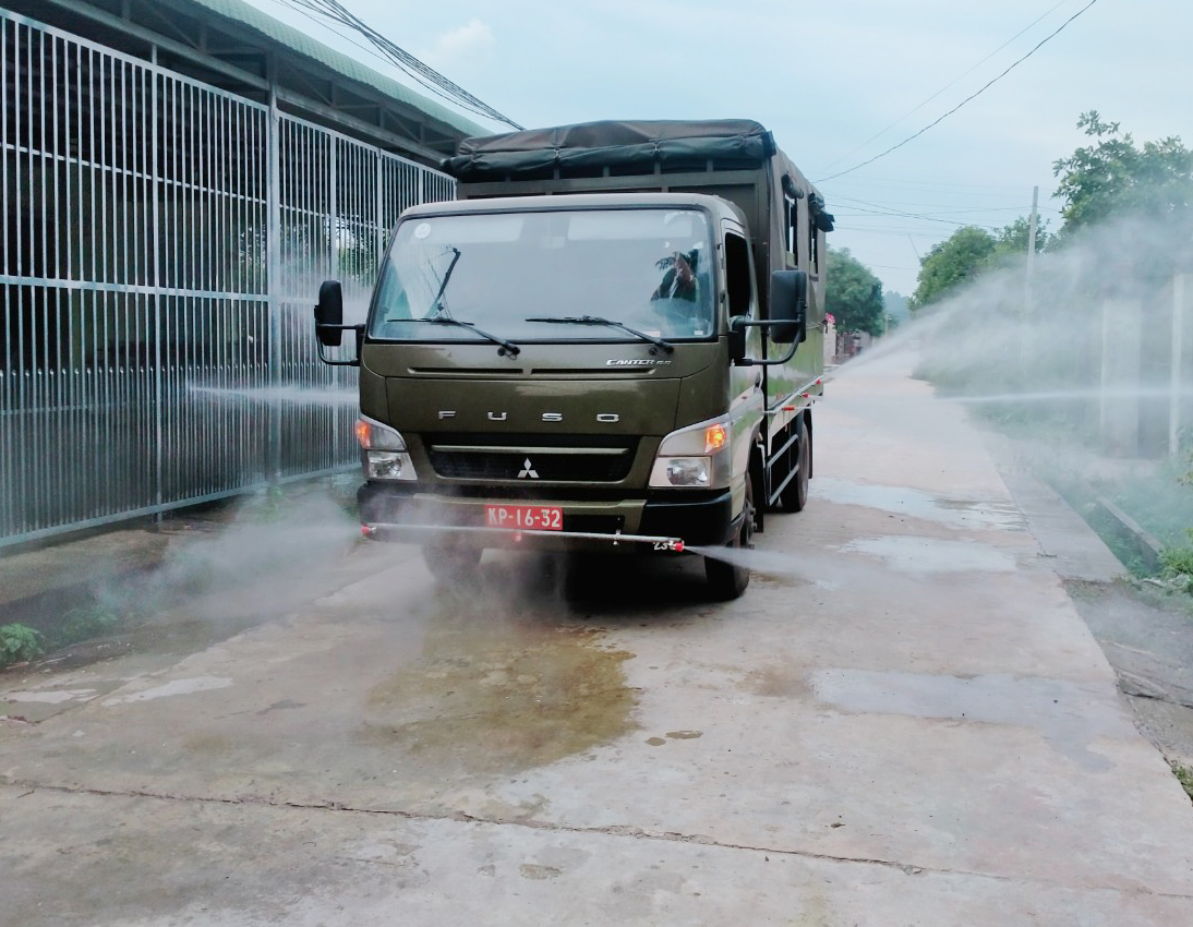 Nhiều địa phương thuộc tỉnh Bình Phước thực hiện giãn cách xã hội 